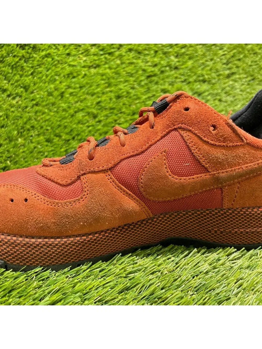 Nike Air Force 1 Wild Low Womens Size 8.5 Rugged Orange Athletic Shoes Sneakers
